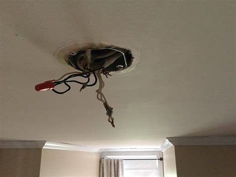 exposed junction box on ceiling|install ceiling fan junction box.